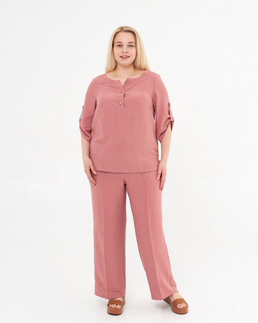 Легкий літній костюм КЛ-180 пудра